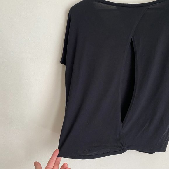 black kitty cat open back shirt - Picture 4 of 4